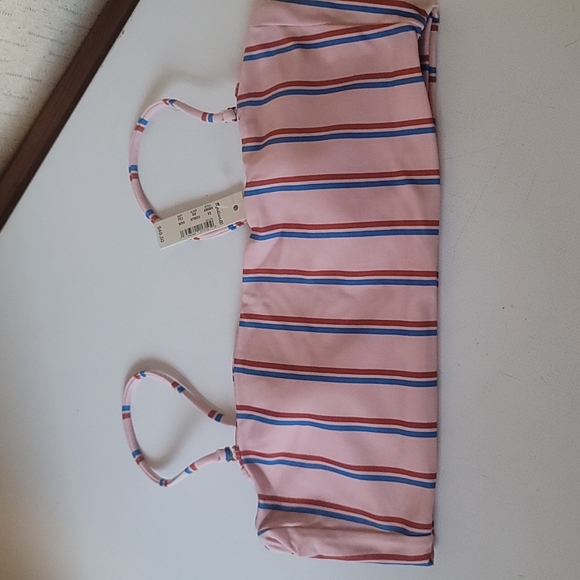 Madewell Other - MADEWELL PINK STRIPED BIKINI TOP: NEW WITH TAGS: SIZE XS